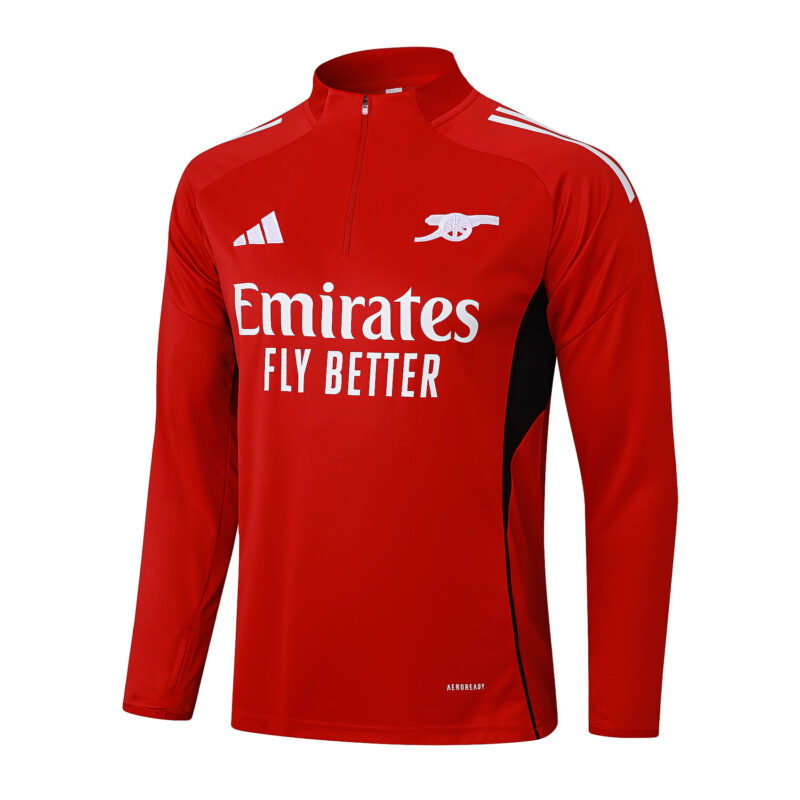 Jaqueta Treino Arsenal Vermelho 25-26