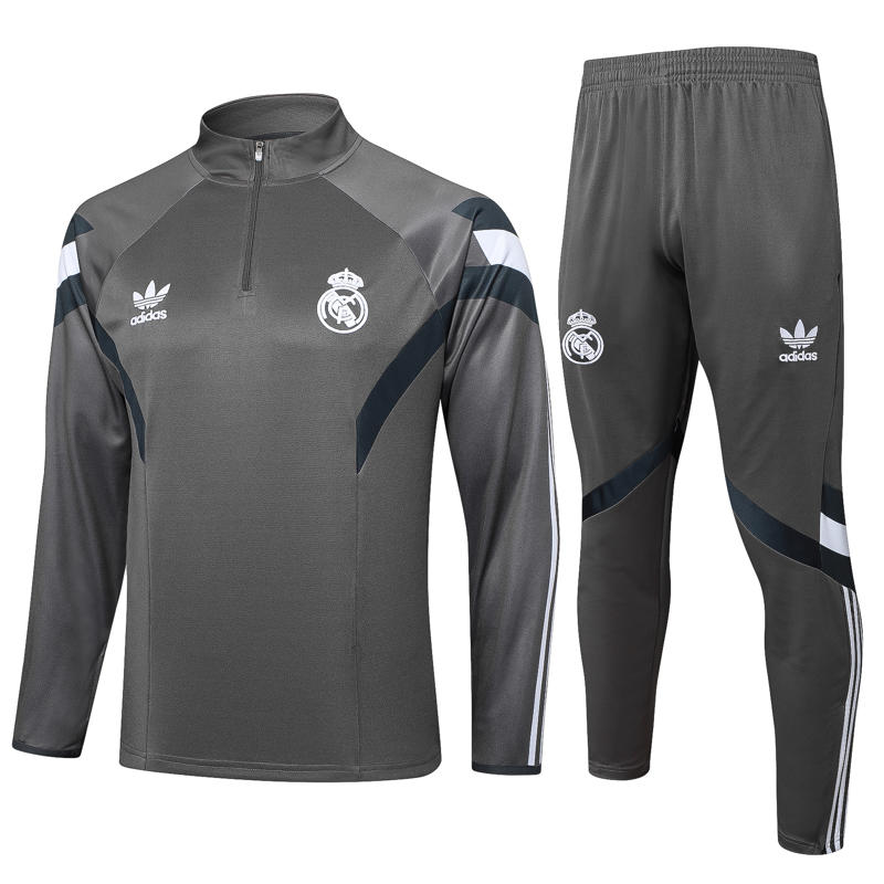 Conjunto Treino Real Madrid Cinza 25-26