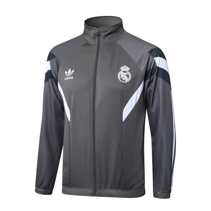 Jaqueta Viagem Real Madrid Cinza 25-26