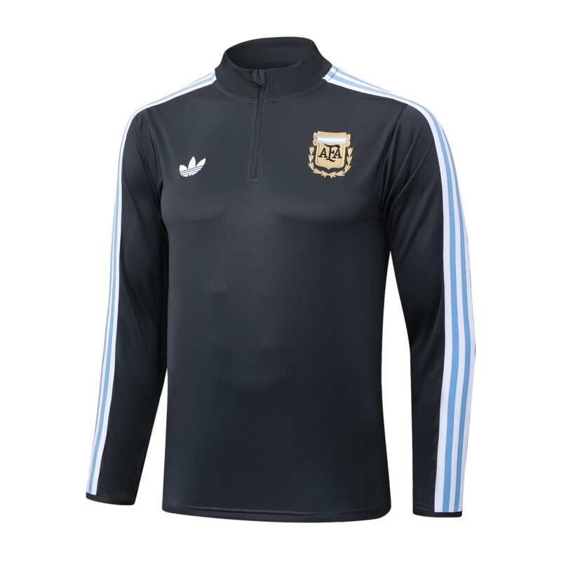 Jaqueta Treino Argentina Preto 25-26