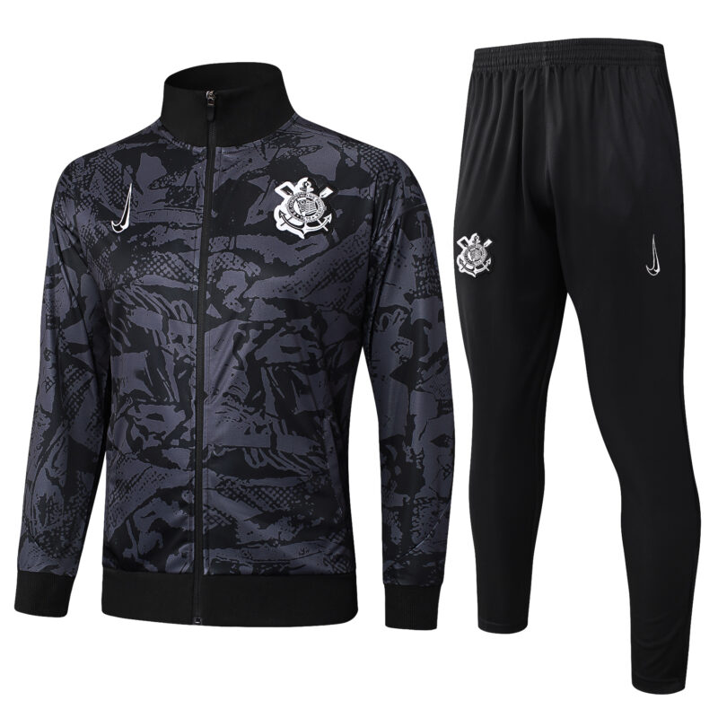 Conjunto Viagem Corinthians Preto 25-26