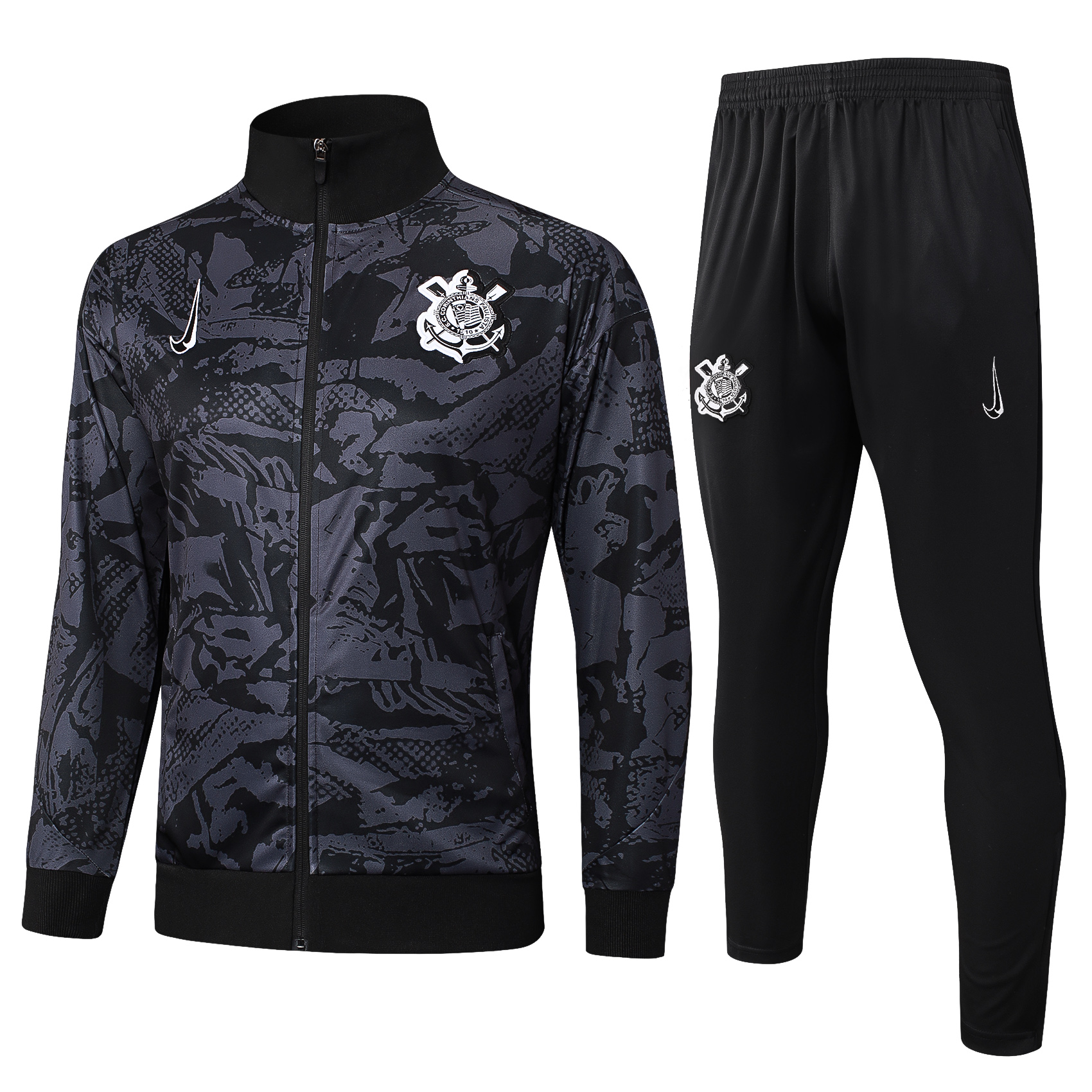 Conjunto Viagem Corinthians Preto 25-26