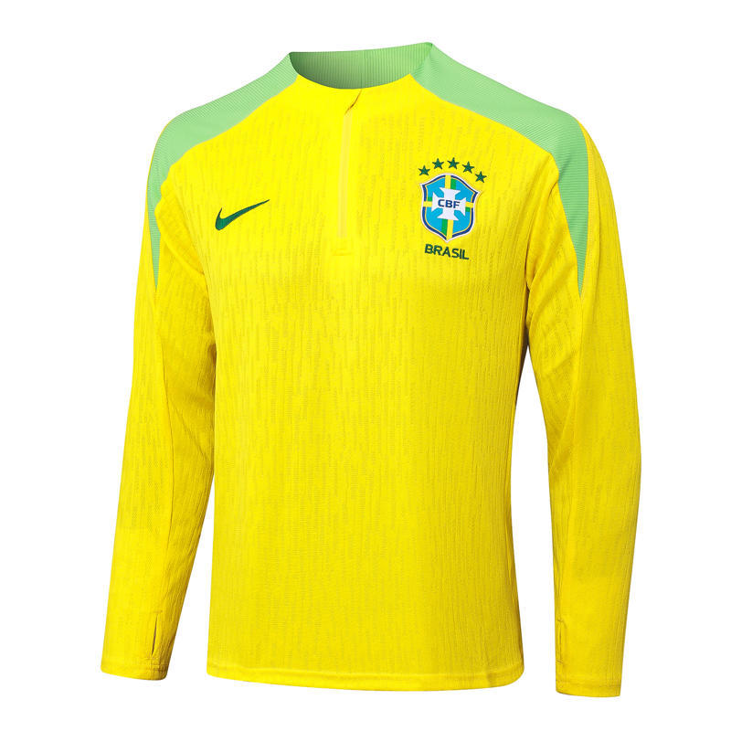 Jaqueta Treino Brasil Amarelo 25-26