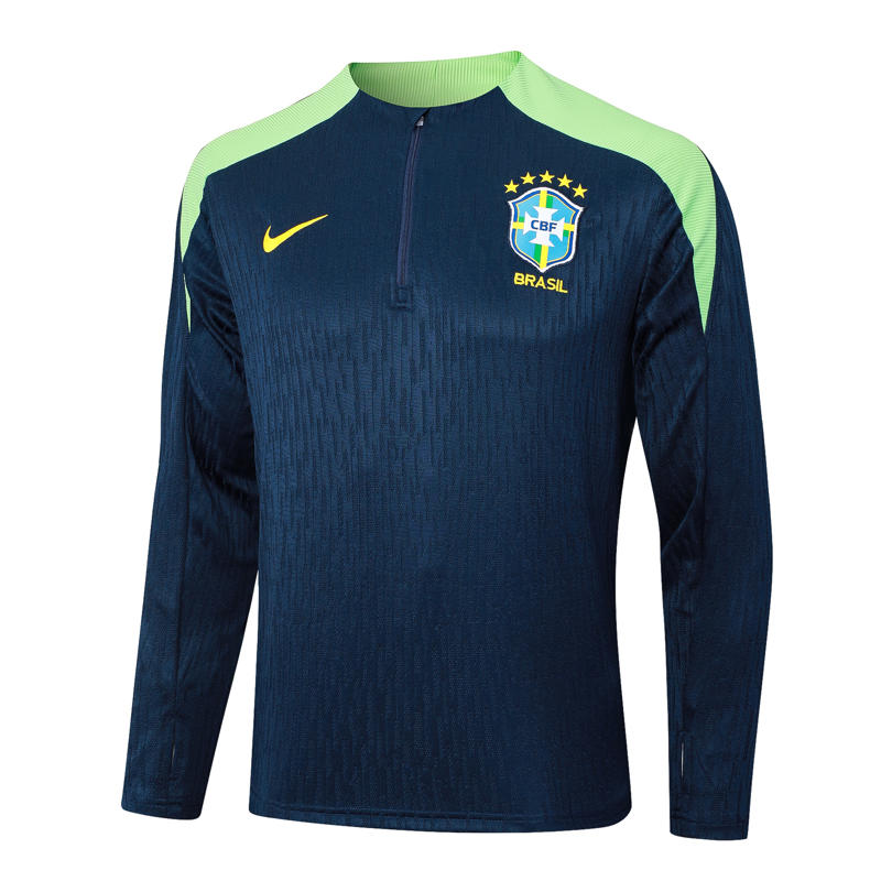 Jaqueta Treino Brasil Azul 25-26
