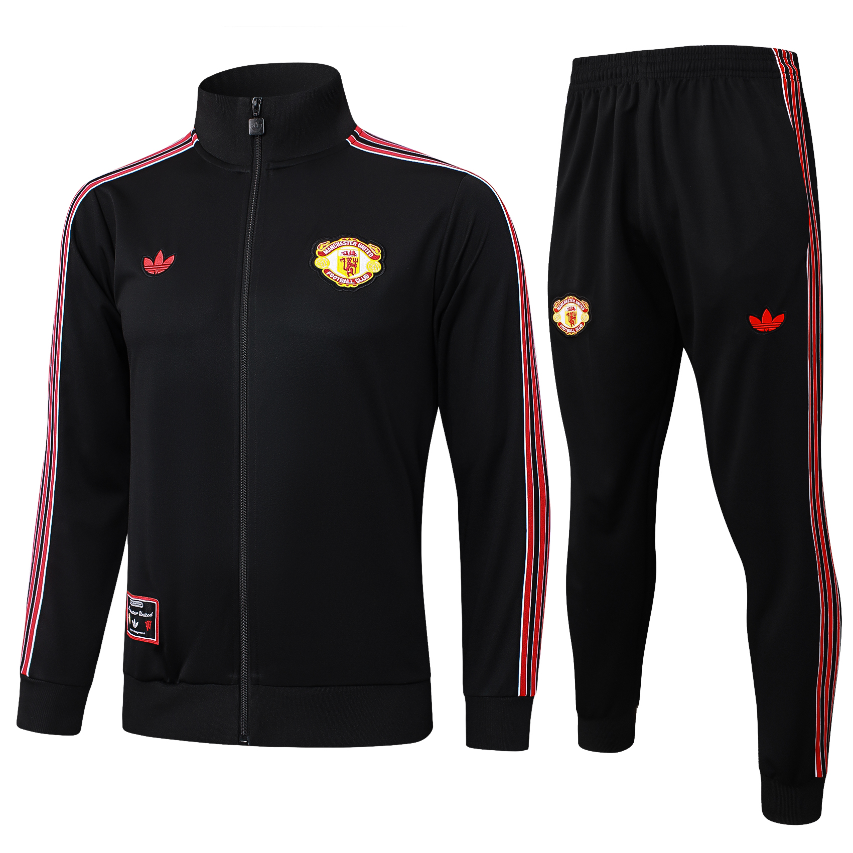 Conjunto Viagem Manchester United Preto 25-26