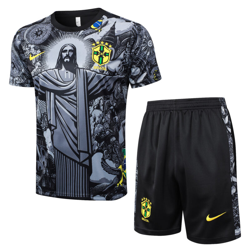 KIT Treino Brasil Preto 25-26