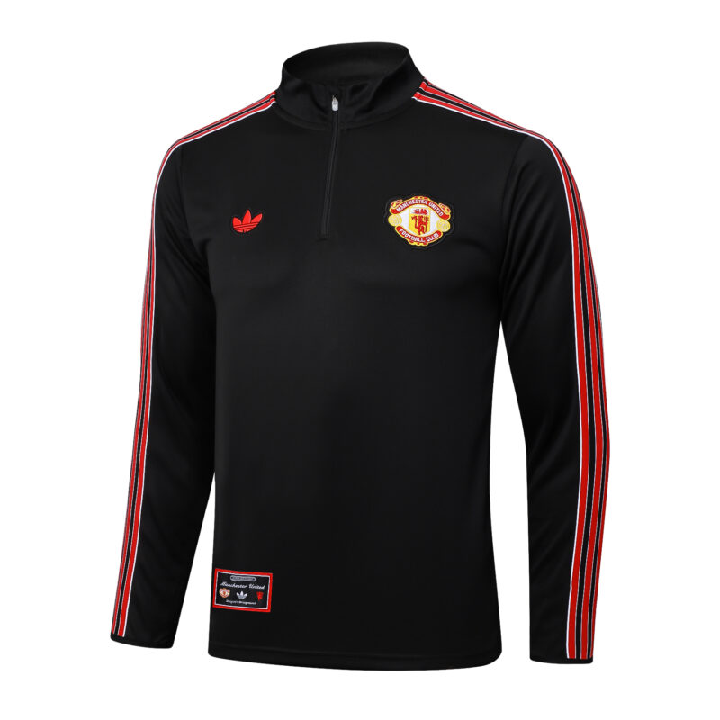 Jaqueta Treino Manchester United Preto 25-26