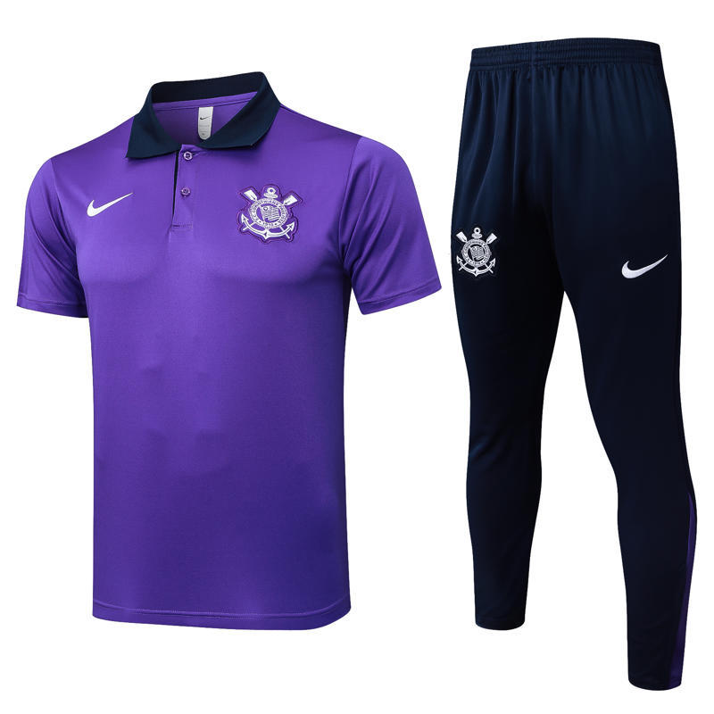KIT POLO Corinthians Roxo 25-26