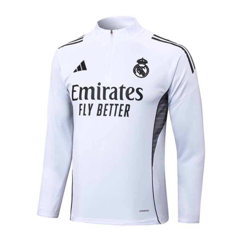 Jaqueta Treino Real Madrid Branco 25-26