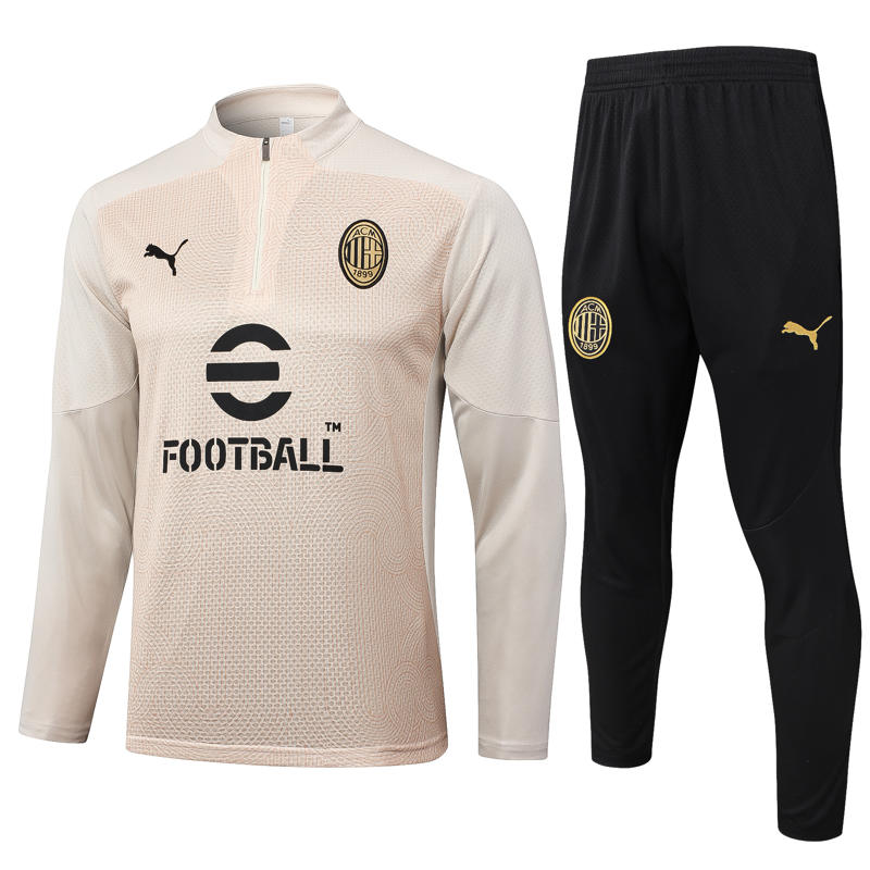 Conjunto Treino Milan Bege 25-26