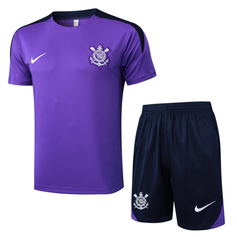 KIT Treino Corinthians Roxo 25-26