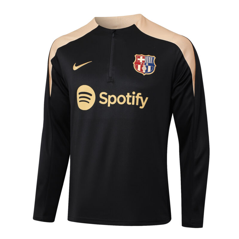 Jaqueta Treino Barcelona Preto 25-26