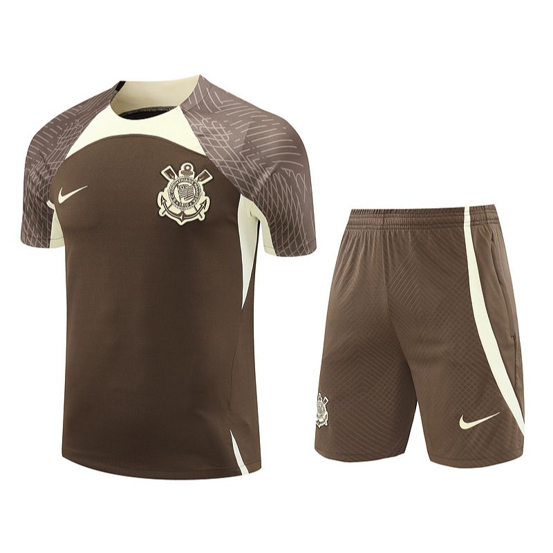 KIT Treino Corinthians Marrom 24-25