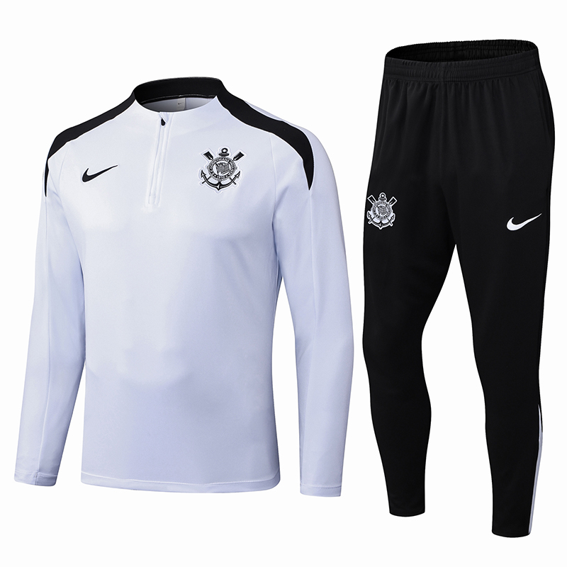 Conjunto Treino Corinthians Branco 25-26