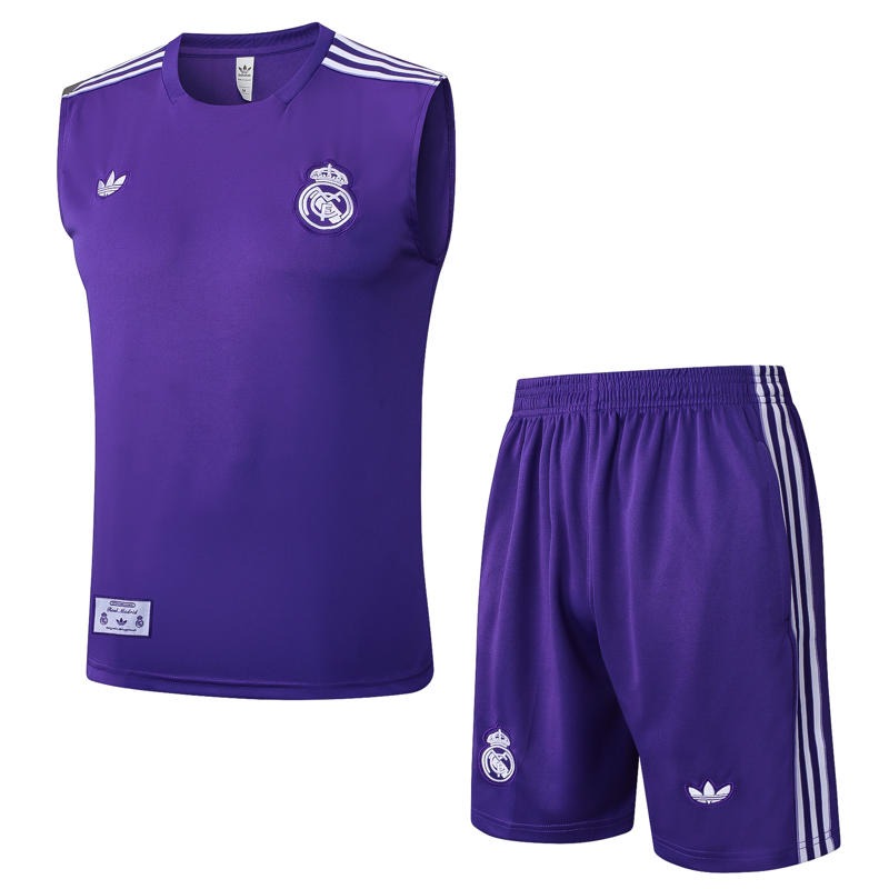 KIT REGATA Real Madrid Roxo 25-26 - Imagem 1
