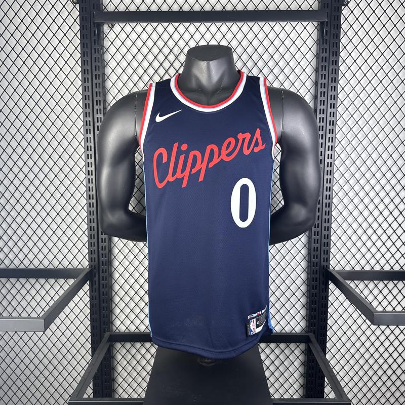 Los Angeles Clippers Azul com Vermelho #0 - Imagem 1