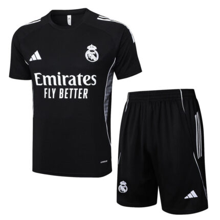 KIT Treino Real Madrid Preto 25-26