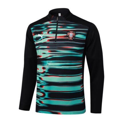 Jaqueta Treino Portugal Preto 25-26