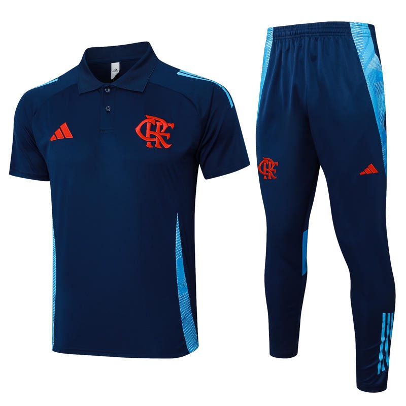 KIT POLO Flamengo Azul 25-26 - Imagem 1
