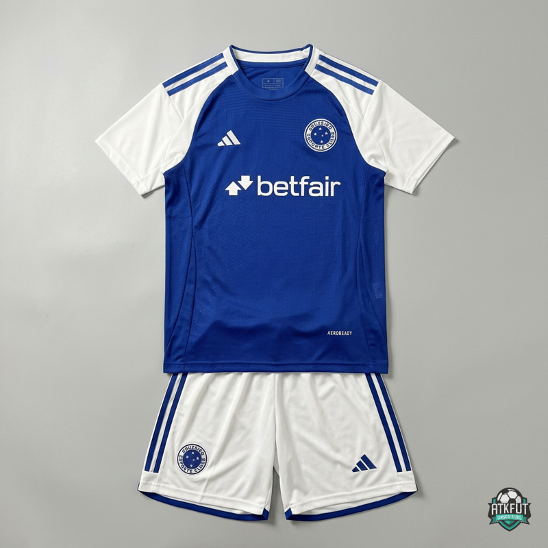 Cruzeiro Titular 25-26 KIDS -800x800 Cruzeiro Titular 25-26 KIDS - Imagem 1