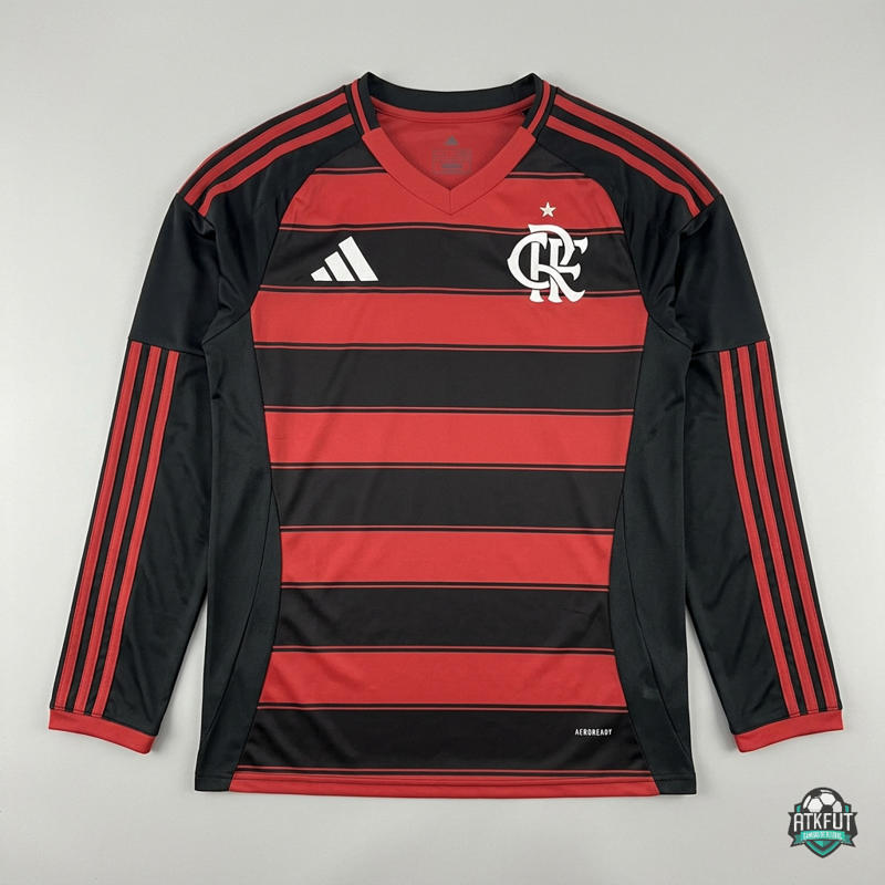 Flamengo Titular 25-26 Manga Longa -800x800 Flamengo Titular 25-26 Manga Longa - Imagem 1