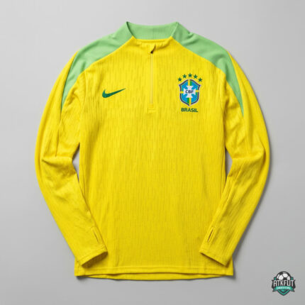 Jaqueta Treino Brasil Amarelo 25-26