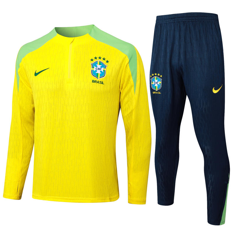 Conjunto Treino Brasil Amarelo 25-26 - Imagem 1