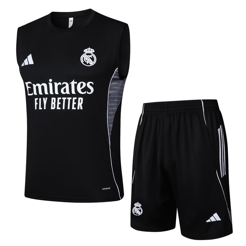 KIT REGATA Real Madrid Preto 25-26 - Imagem 1