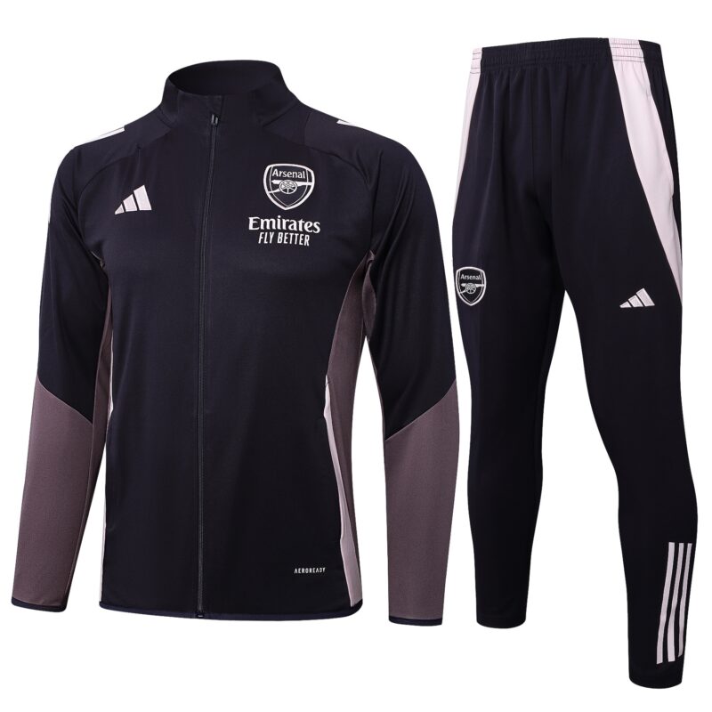 Conjunto Viagem Arsenal Preto 25-26 - Imagem 1