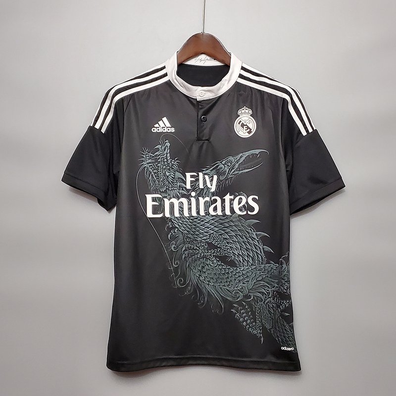 Camisa Real Madrid RETRO 2015 Preta - Imagem 1