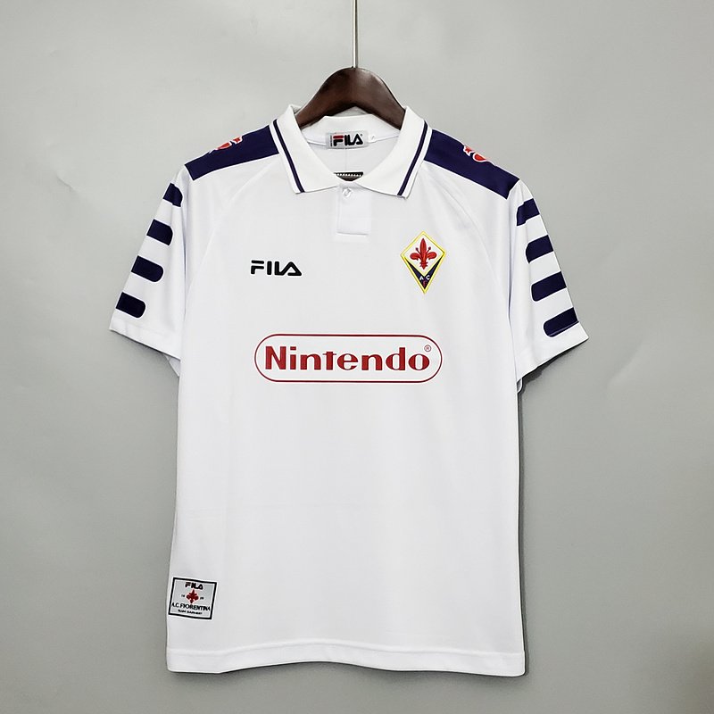 Camisa Fiorentina RETRO 1998 Branca - Imagem 1