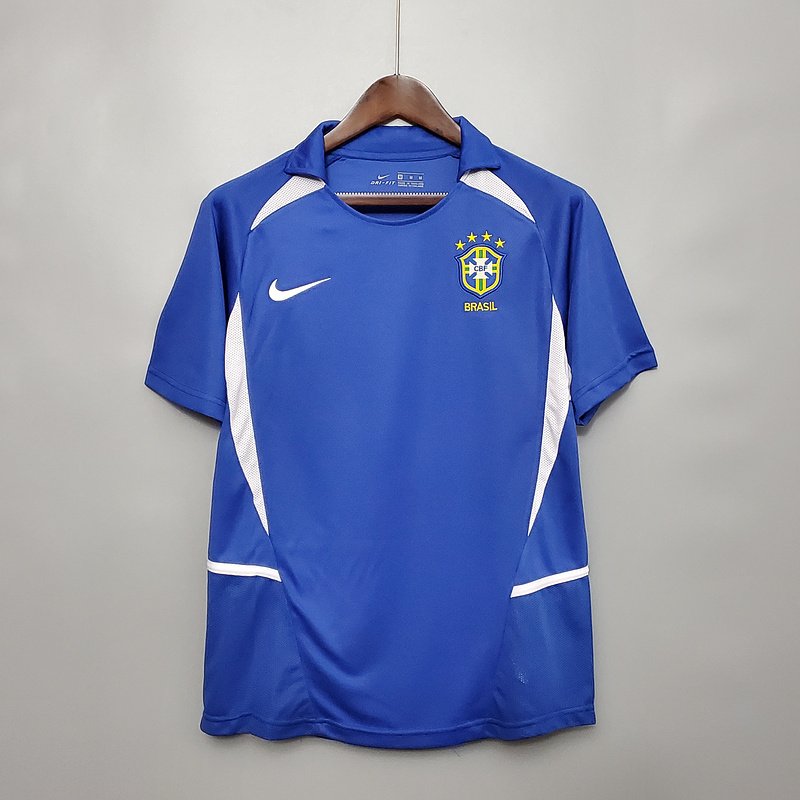 Camisa Brasil RETRO Azul 2002 - Imagem 1