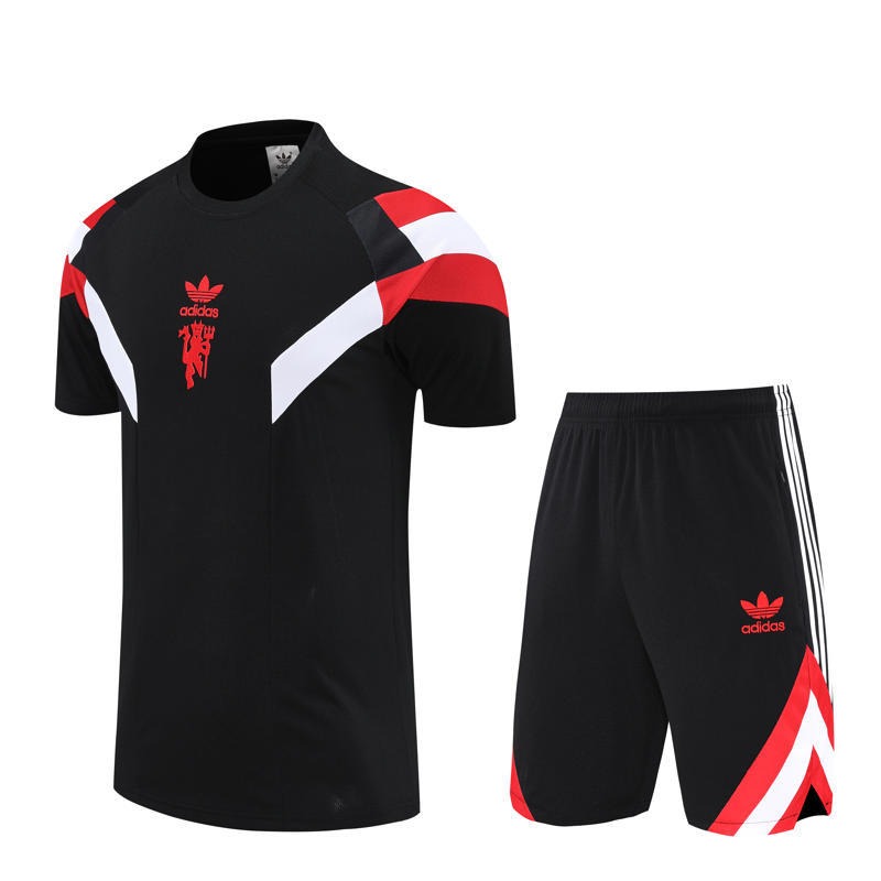 Kit Treino Manchester United Preto 25-26 - Imagem 1