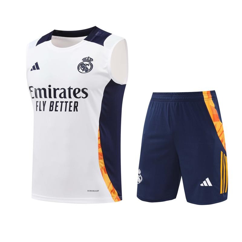 KIT REGATA Real Madrid Branco 25-26 - Imagem 1