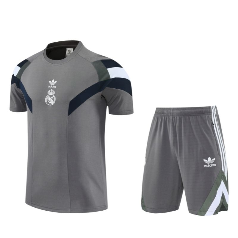 Kit Treino Real Madrid Cinza 25-26 - Imagem 1