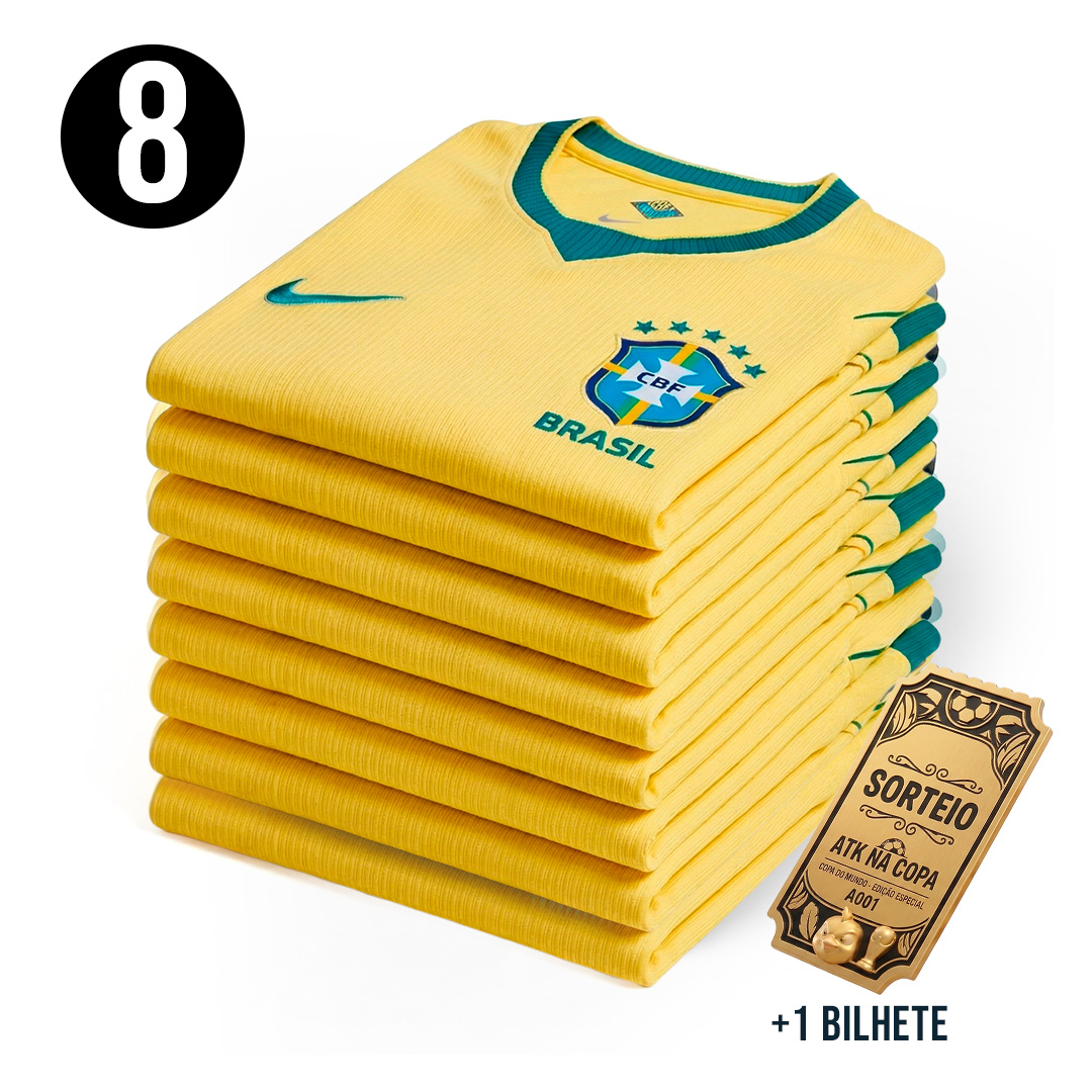 8 peças amarela KIT PONTAPÉ - Amarela - Imagem 1