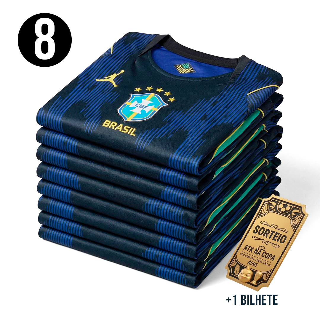 8 peças azul KIT PONTAPÉ - Azul - Imagem 1