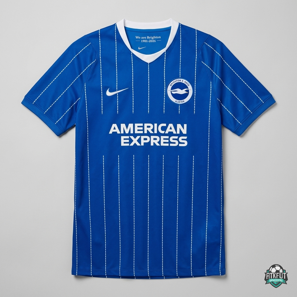 Brighton Hove Albion Titular 26_27 Torcedor Brighton Hove Albion Titular 26-27 Torcedor - Imagem 1