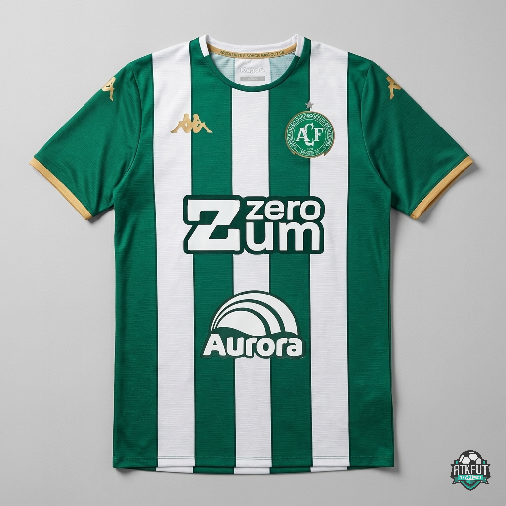 Chapecoense Titular c_ Patrocinios 26_27 Torcedor Chapecoense Titular 26-27 - Com Patrocinios Torcedor - Imagem 1