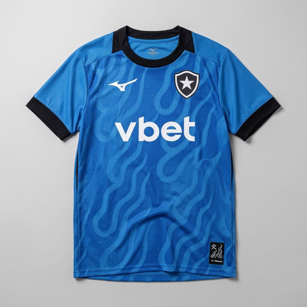 WhatsApp Image 2026-08-31 at 18.14.44 Botafogo Goleiro Azul 26-27 Torcedor - Imagem 1